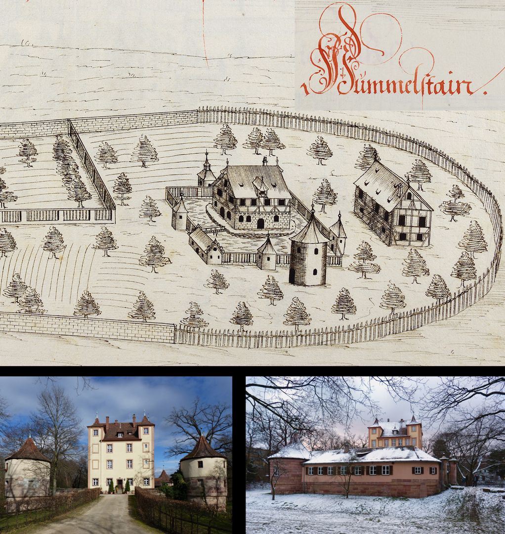 Vier-Dachtürmchen-Typologie bei Herrenhäusern 