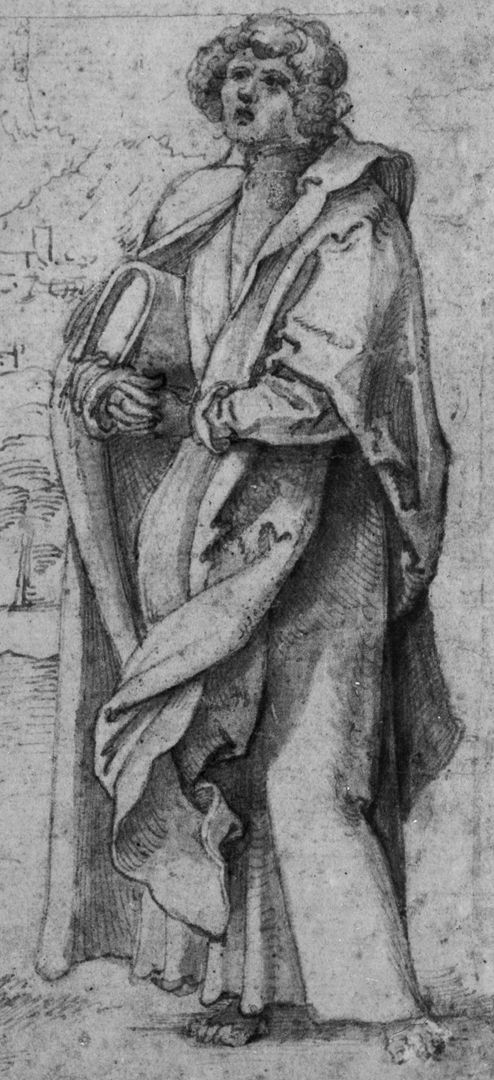 Kreuzigung Detailansicht mit Johannes