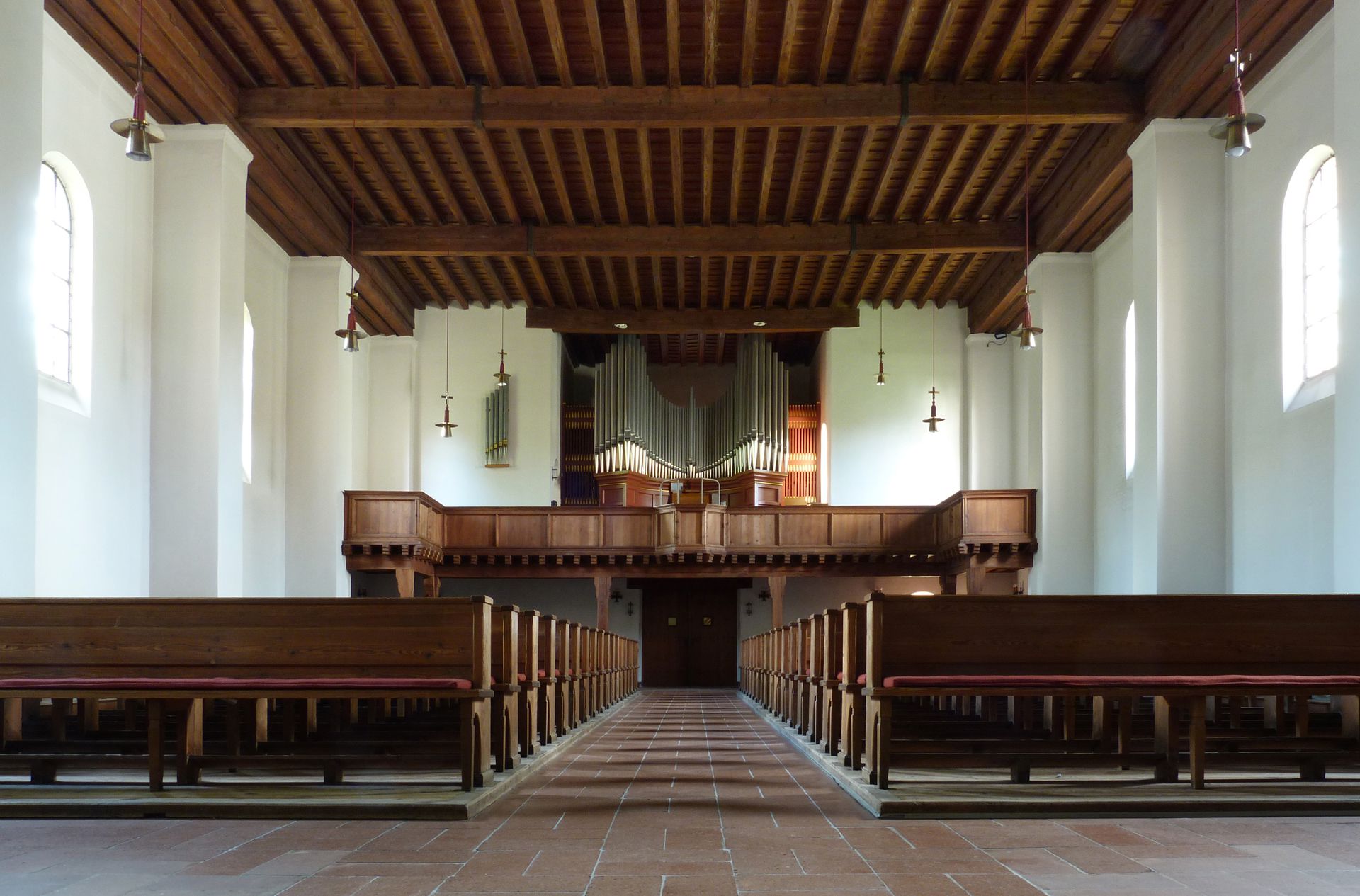 Melanchthonkirche Innenraum zum Eingang