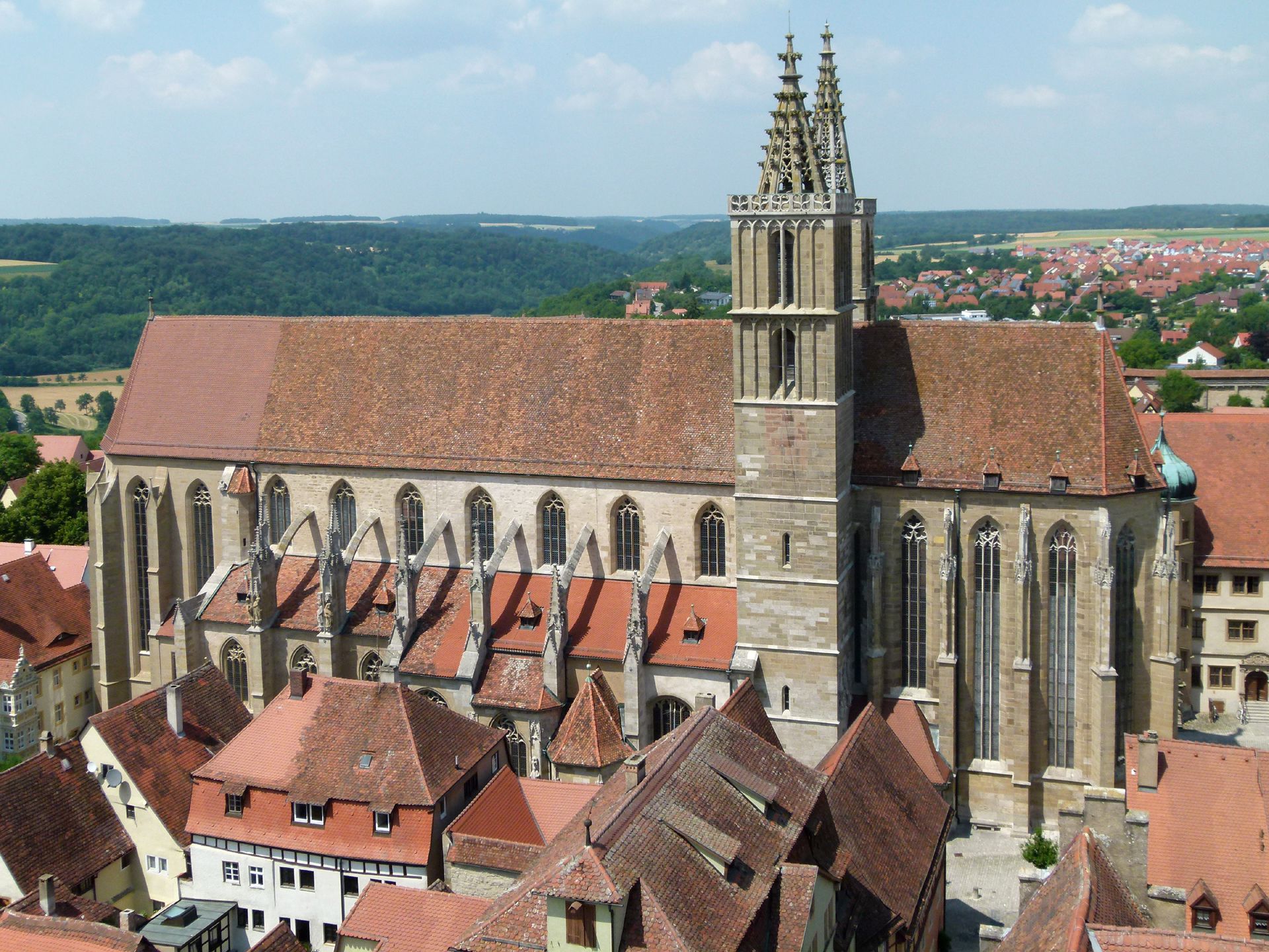 St. Jakob (Rothenburg o.d. Tauber) Südansicht