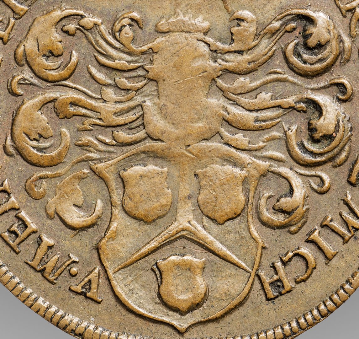 Medaille mit Abbildung des Valentin Maler Detailansicht