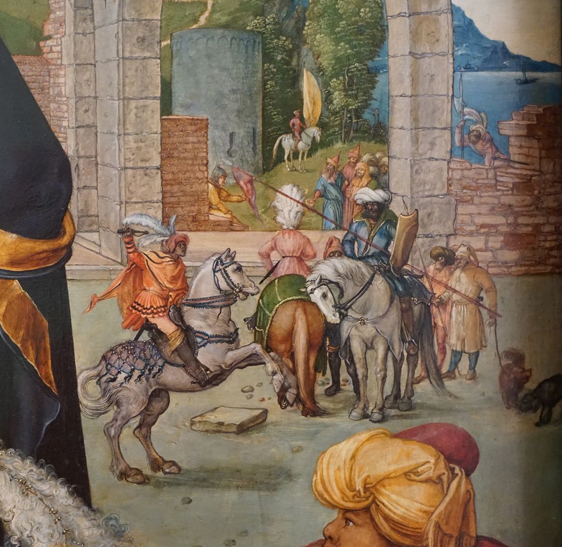 Anbetung der Könige Detailansicht