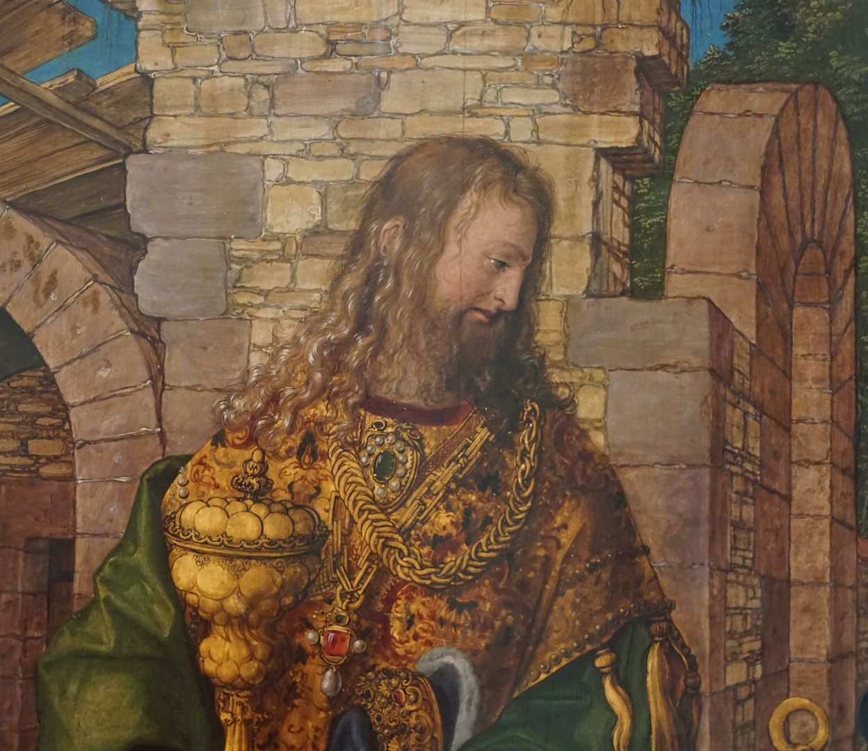 Anbetung der Könige Detailansicht