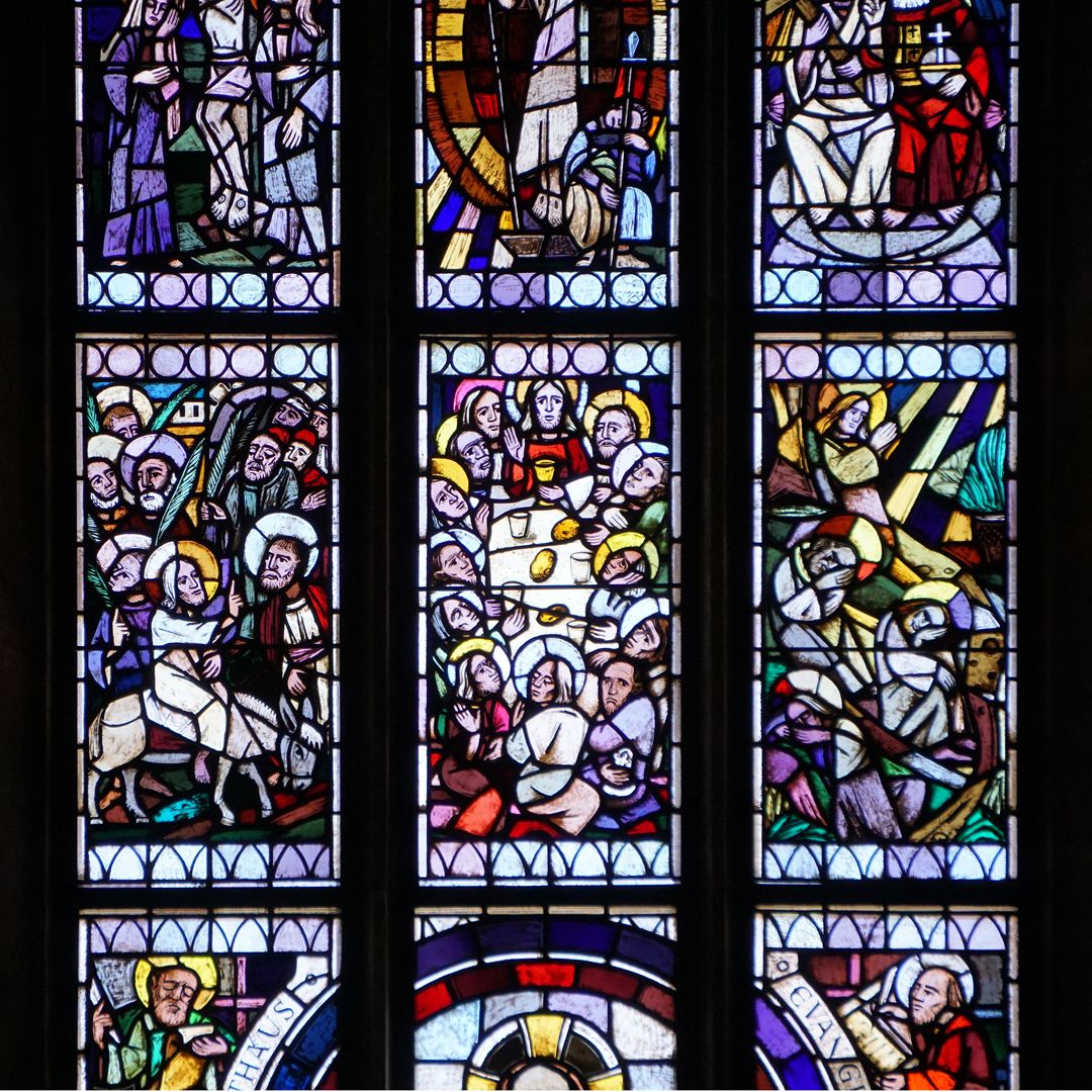 Das Leben Jesu Detailansicht der 6. Zeile