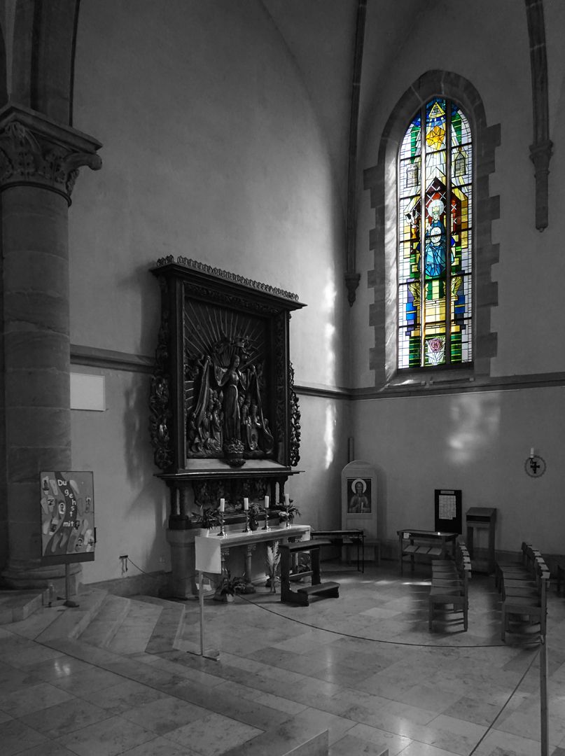 Lauretanische Litanei Lage im südlichen Querhaus