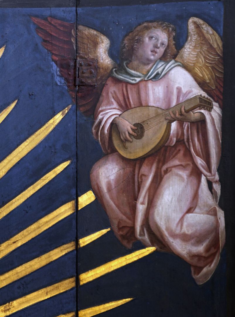 Altar der Schönen Maria Engel mit der Laute (sehr im italienischen Stil)