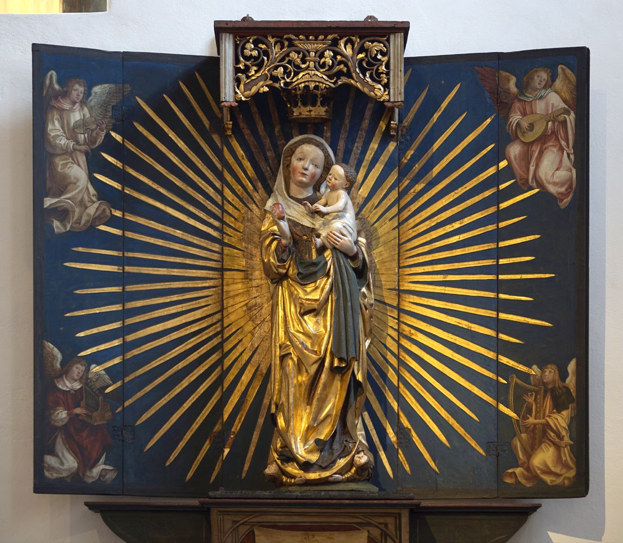 Altar der Schönen Maria Altar mit geöffneten Flügeln