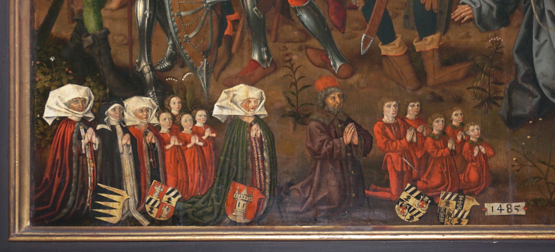 Epitaph für Barbara Tucher Stifterfamilie, Detail