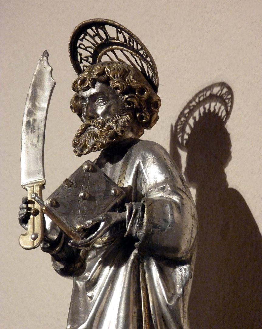 St. Bartholomäus Bartholomäus mit Attributen