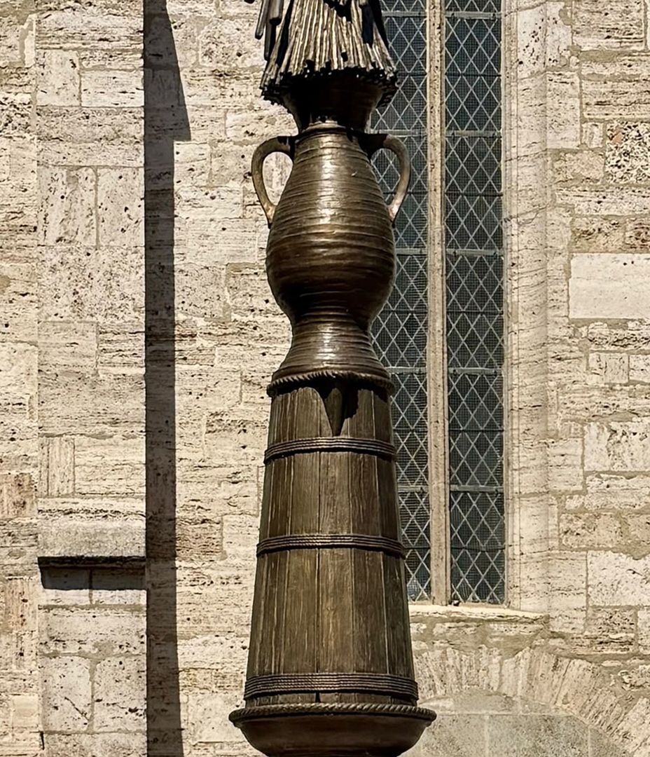 Denkmal für den Bauernkrieg Detailansicht der Säule