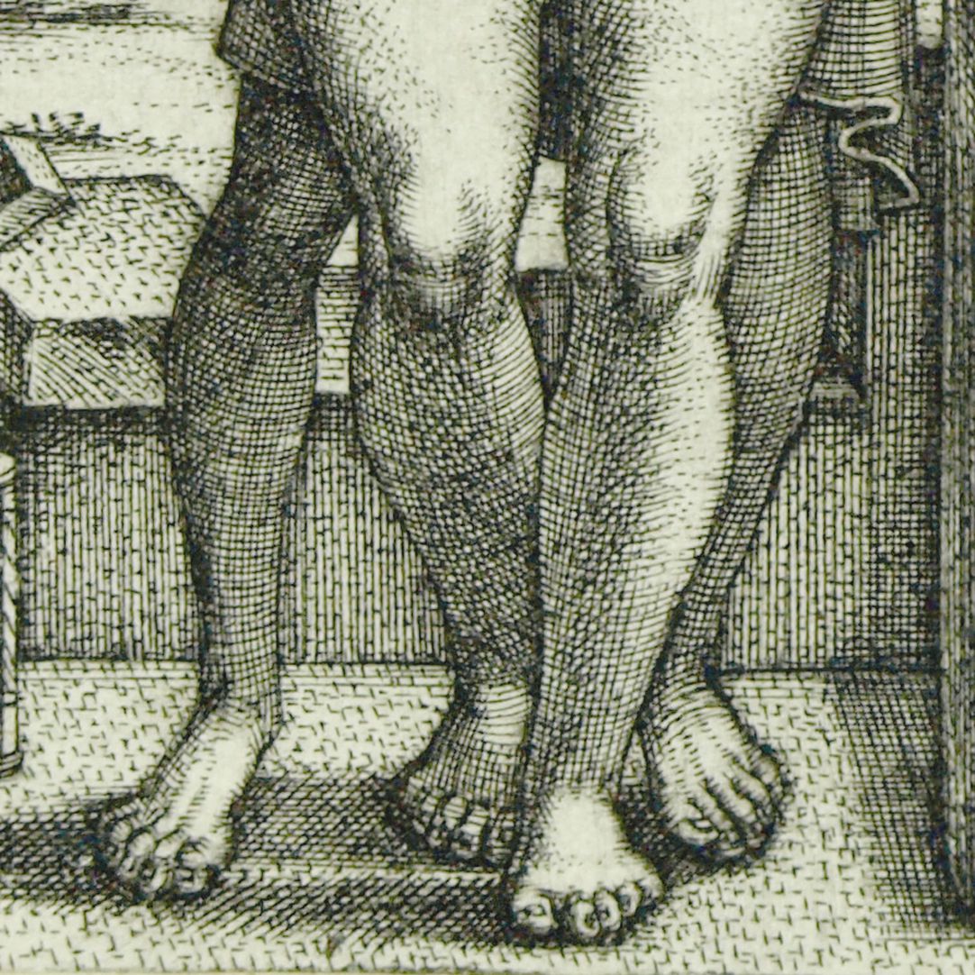 Der Tod und das Mädchen Detail, Beine