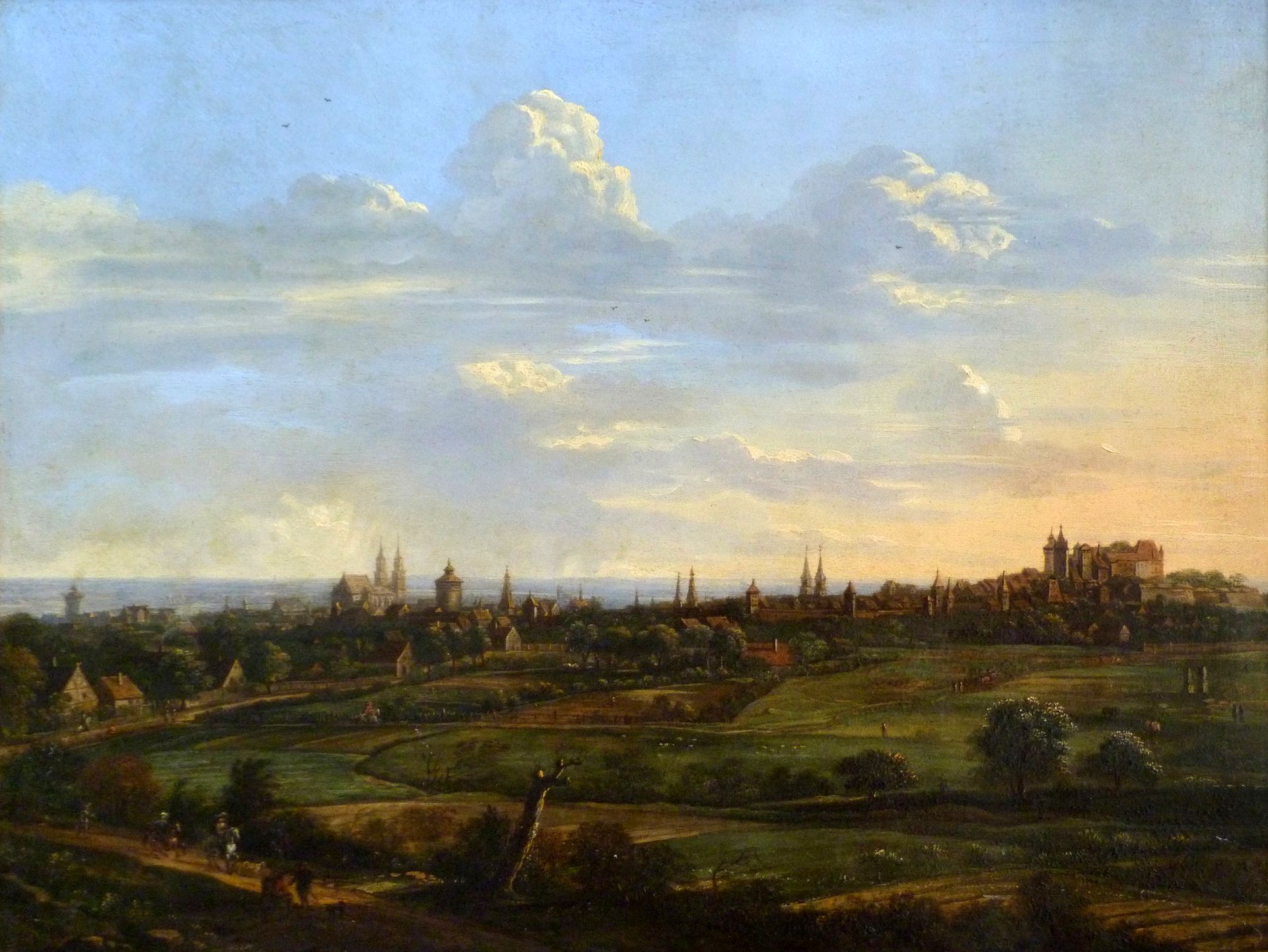 Blick auf die Stadt von Nordosten Gesamtansicht