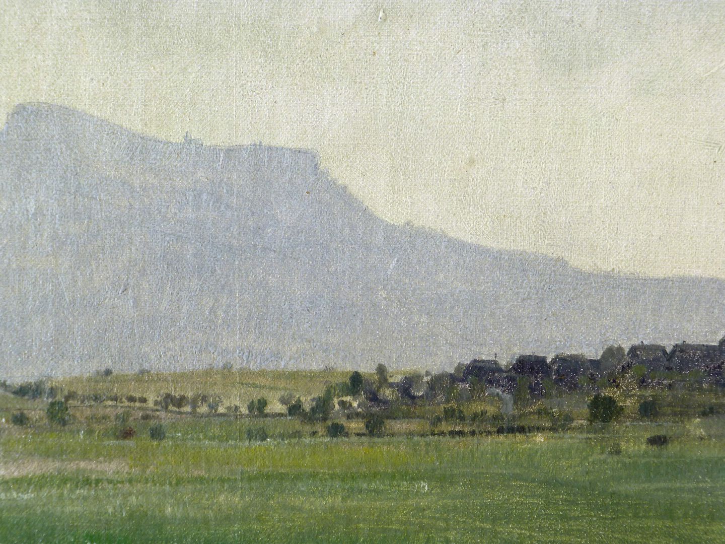 Blick auf das Walberla Detailansicht, linkes mittleres Bildfeld