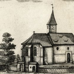 Die Kirchen in Rickerses-dorf. bej N: