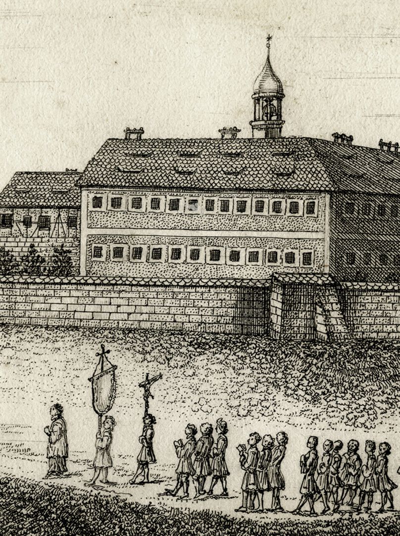 Marienburg, bej Klein Amberg.  3 meil von Nürnb. 1708 Prozession