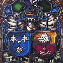 Wappenscheibe des Martin III. Geuder und seiner Frau Juliana Pirckheimer