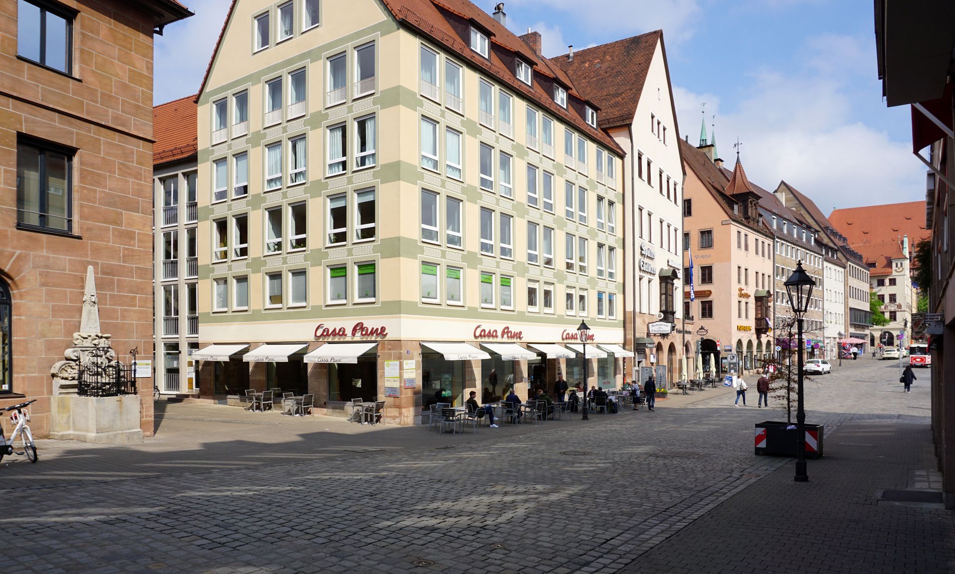 Fleischhauerbrunnen Situation am Hauptmarkt 1