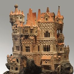 Modell einer Ritterburg