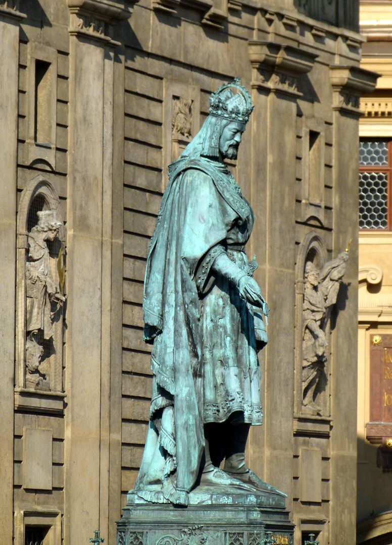 Denkmal Karl IV. (Prag) Standbild des Kaisers