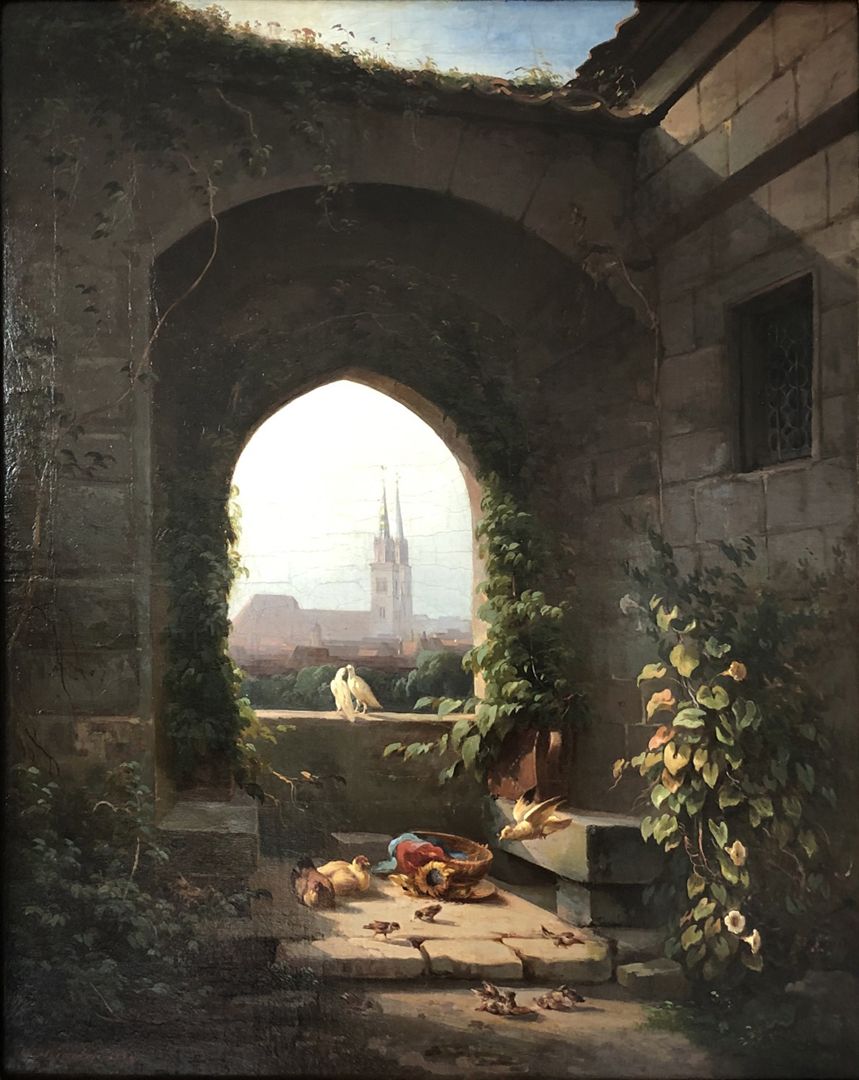 Blick auf die Türme der Lorenzkirche in Nürnberg Bildausschnitt