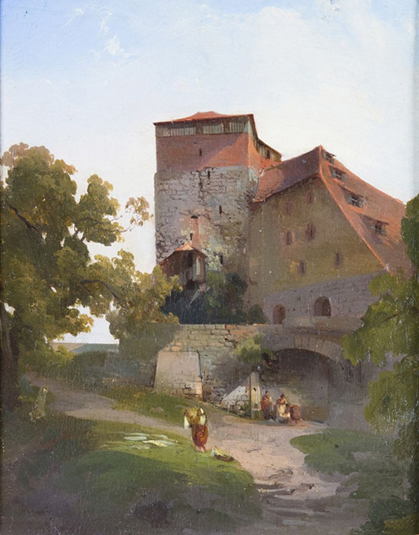 Fünfeckturm und Kaiserstallung Bildausschnitt