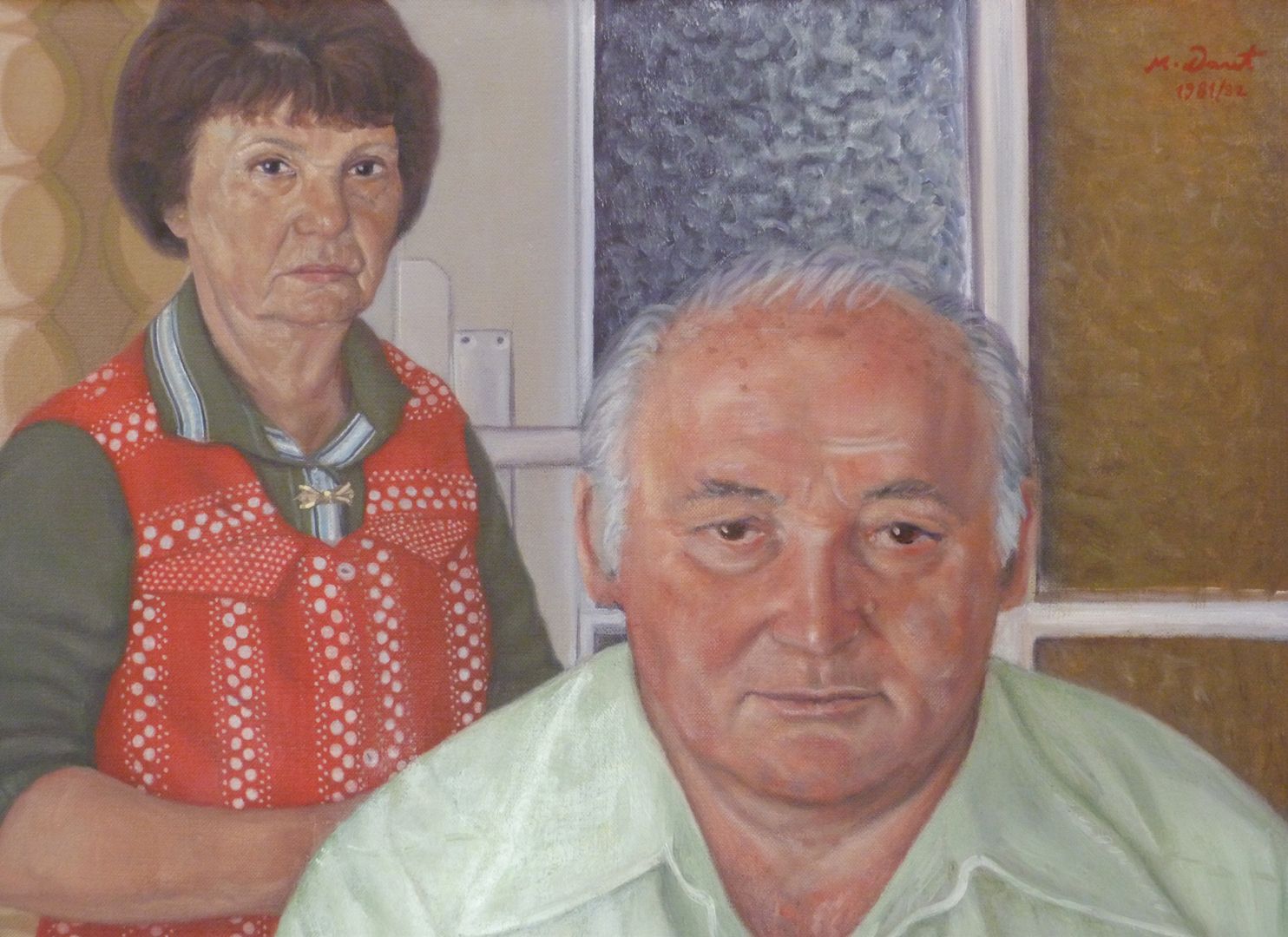 Portrait der Eltern Doppelportrait der Eltern