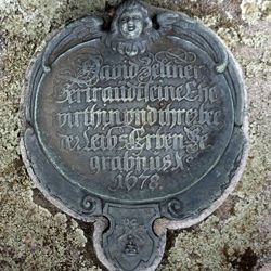 Epitaph des David Zeltner