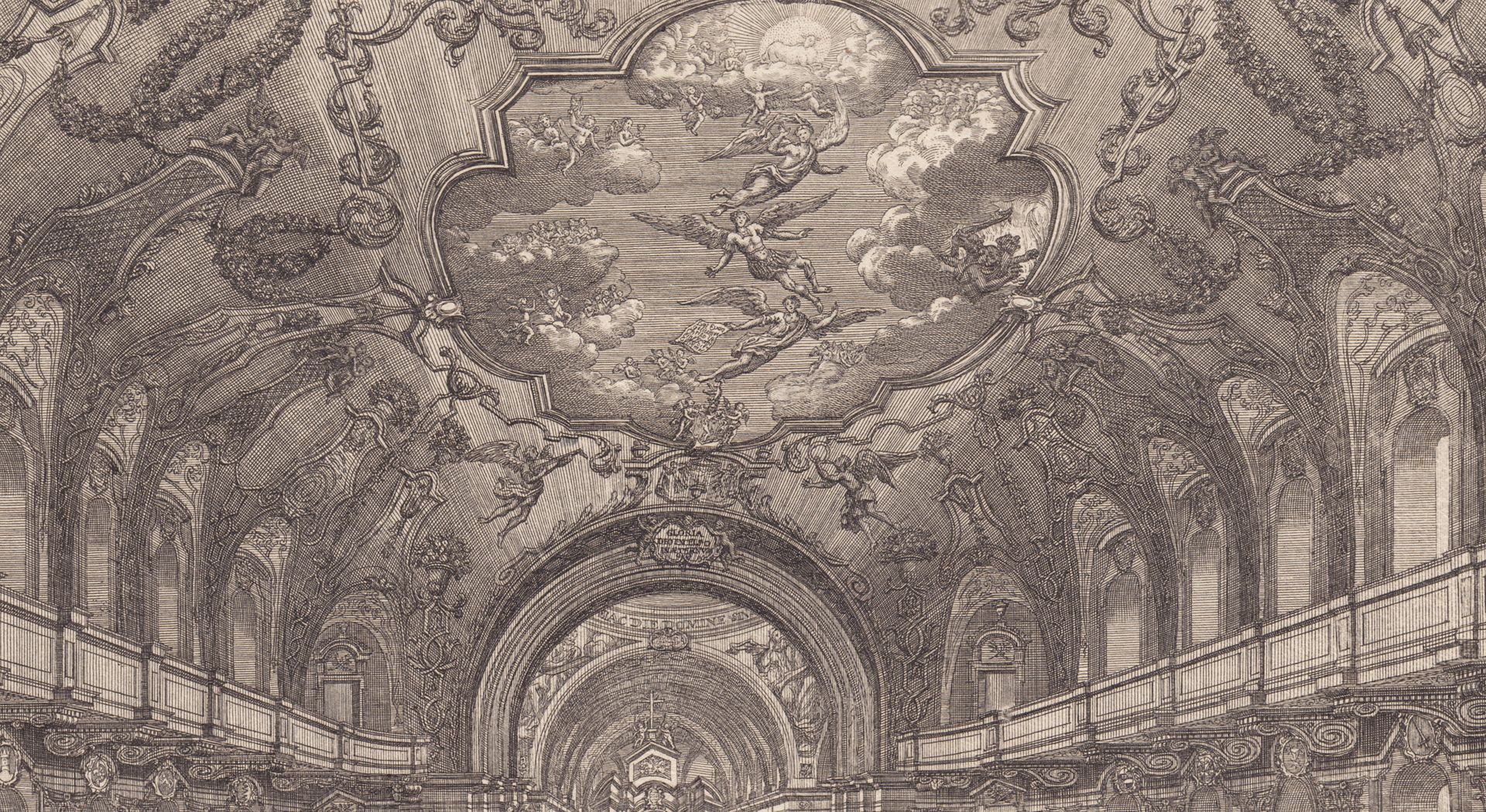 Egidienkirche Deckengewölbe mit den Stuckaturen von Donato Polli