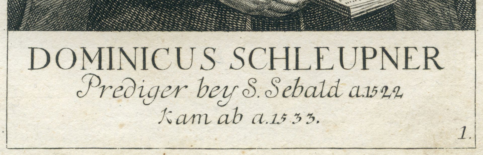 Dominikus Schleupner Inschrift