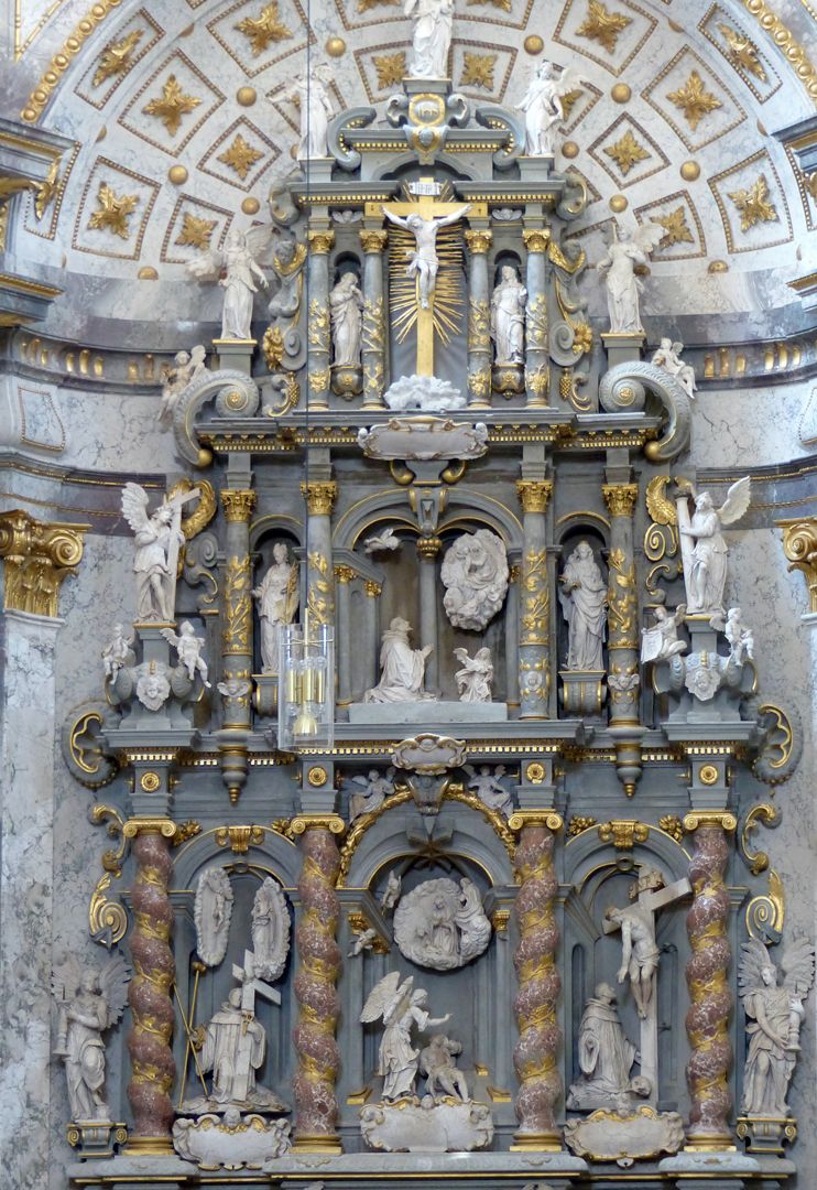 Altar des hl. Bernhard Hauptaufbau in frontal