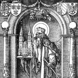 Hl. Sebaldus in der Nische