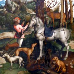 Kopie des hl. Eustachius nach Albrecht Dürer