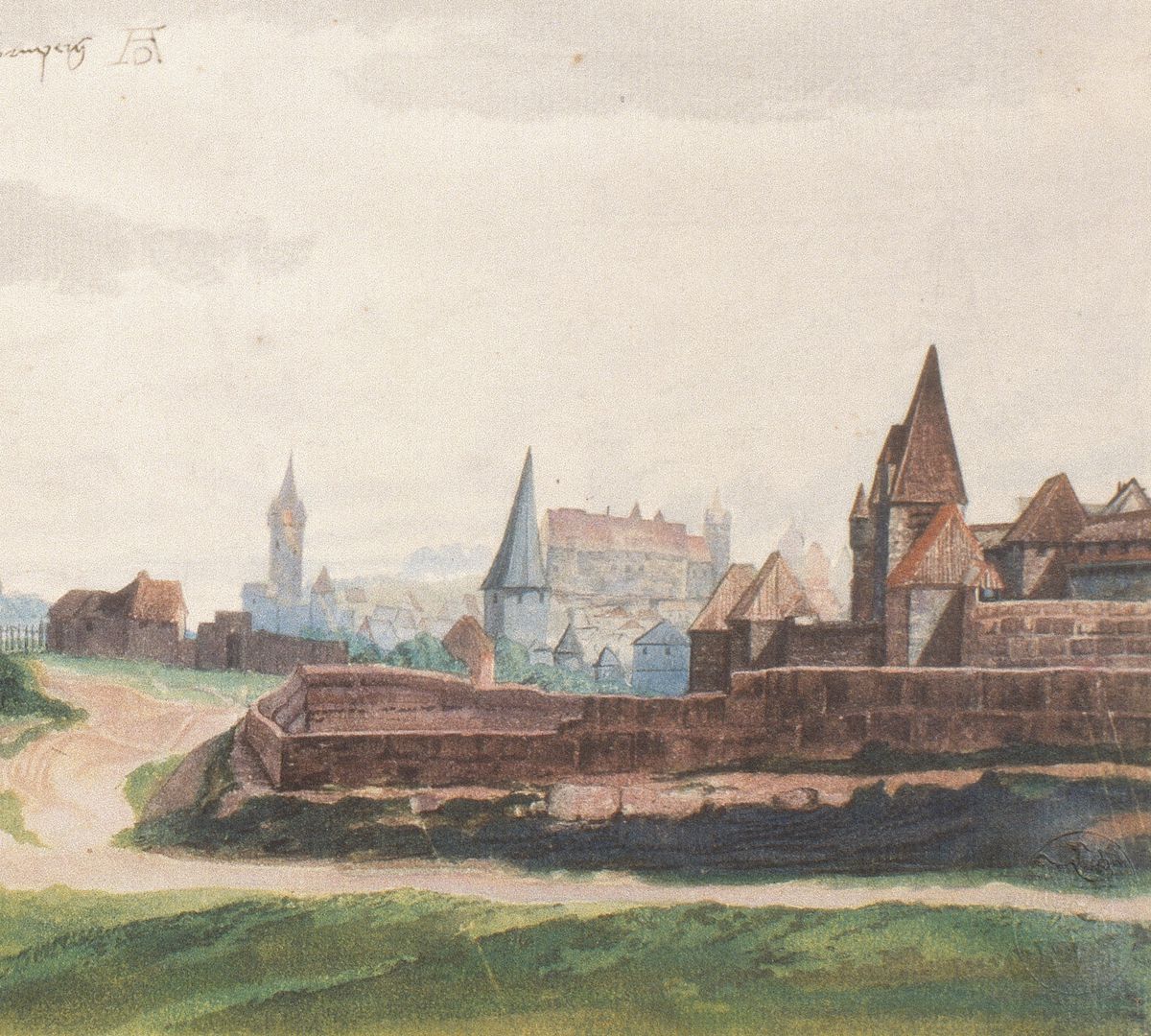 Nordwestlicher Altstadtrand rechte Blatthälfte