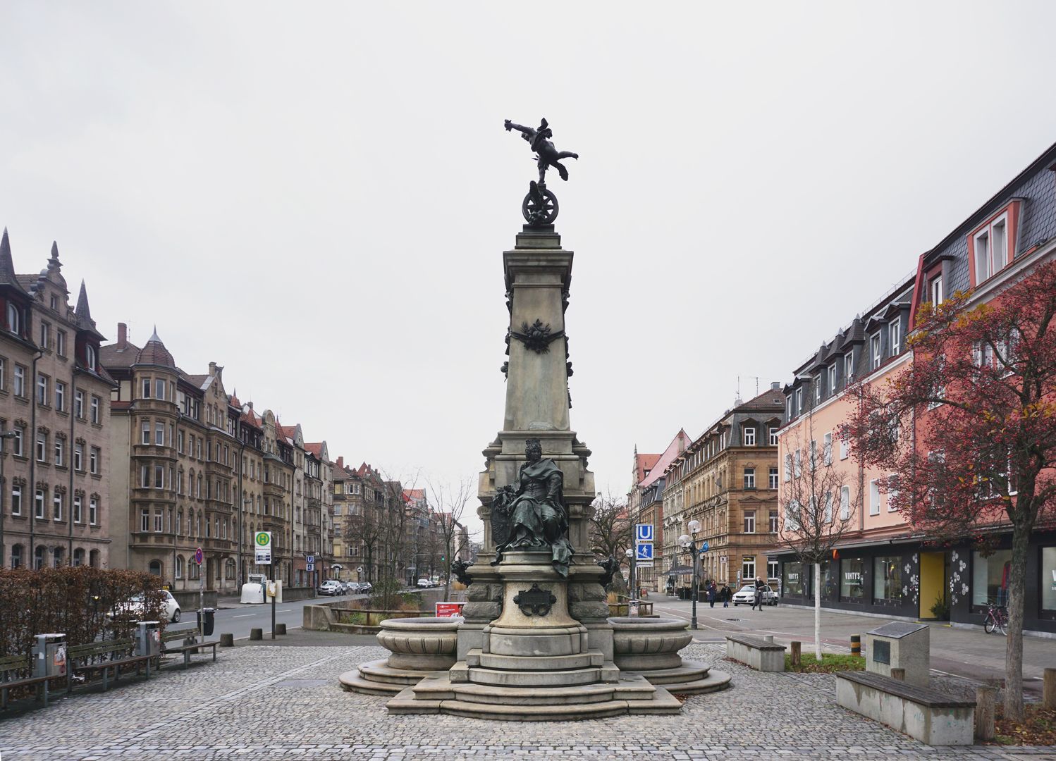 Ludwigseisenbahn-Denkmal Ostseite