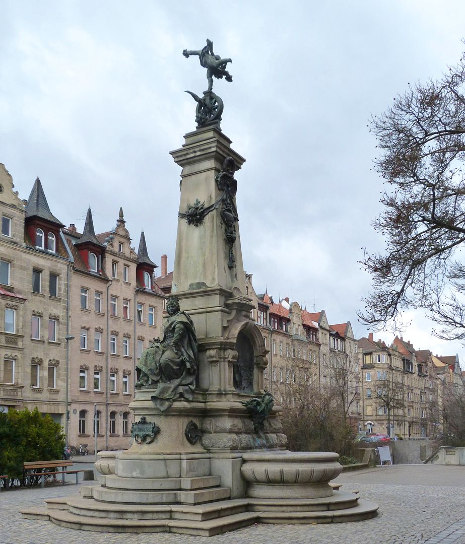 Ludwigseisenbahn-Denkmal Nordostseite