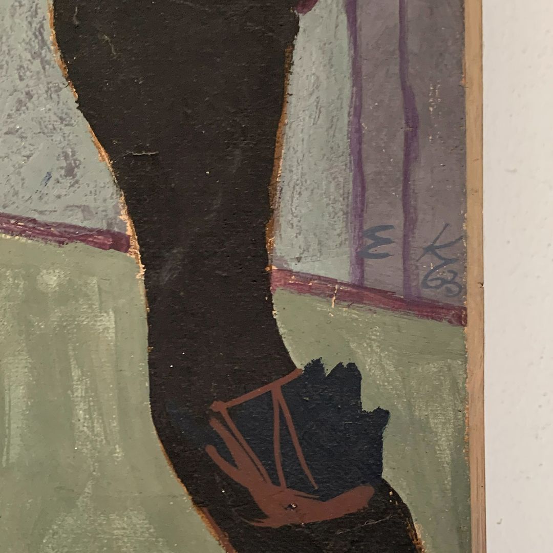 Eustachius Carl Holzschuher Detailansicht mit Künstlersignatur