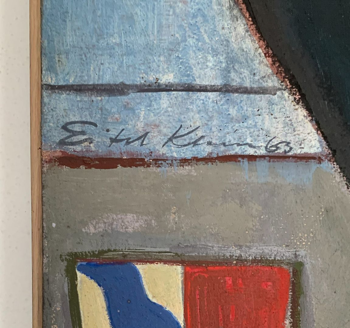 Paulus I. Behaim Detailansicht mit Künstlersignatur