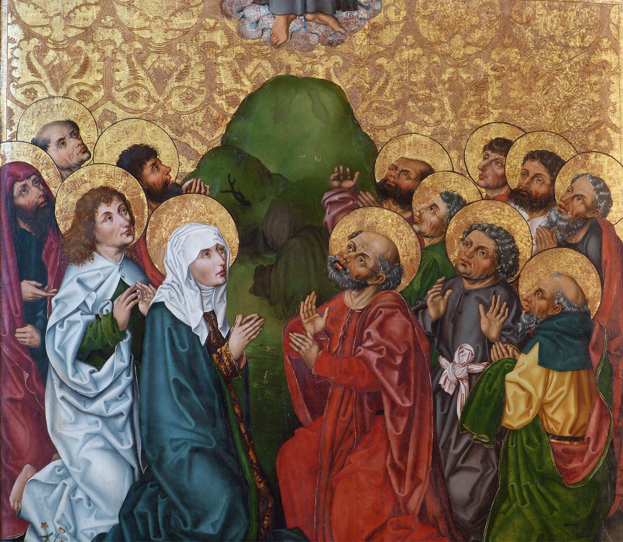 Himmelfahrt Christi obere Bildhälfte
