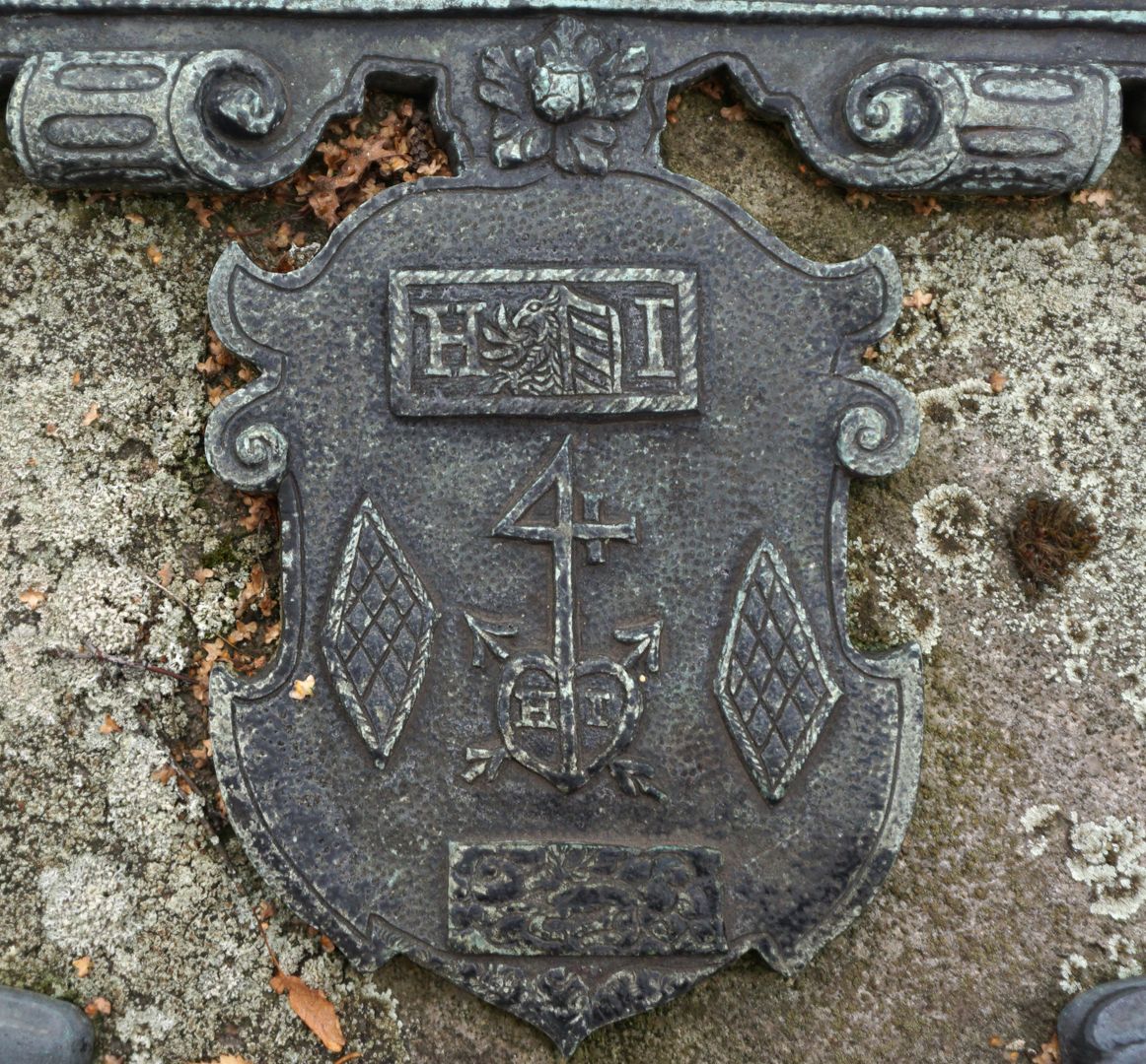 Grabstätte Christian Maijr (Mayr, Mair) Barbara Nussberger und Hanns Jeckel Schild