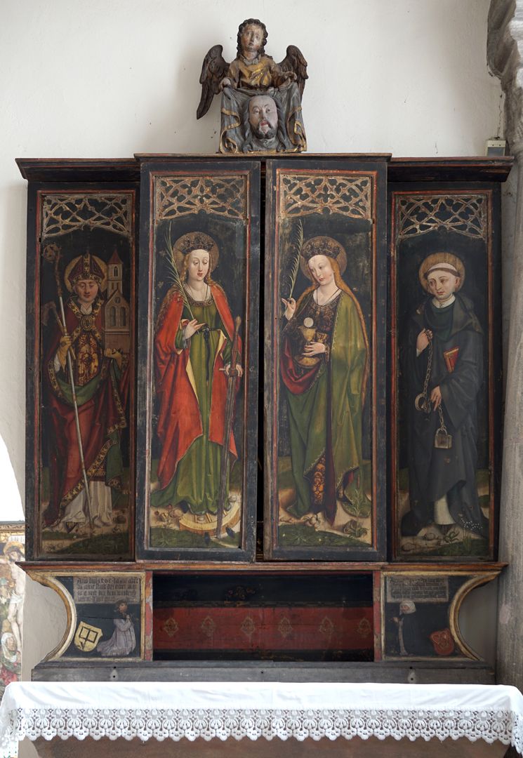 Katharinenaltar in St. Egidien Ansicht mit geschlossenen Flügeln
