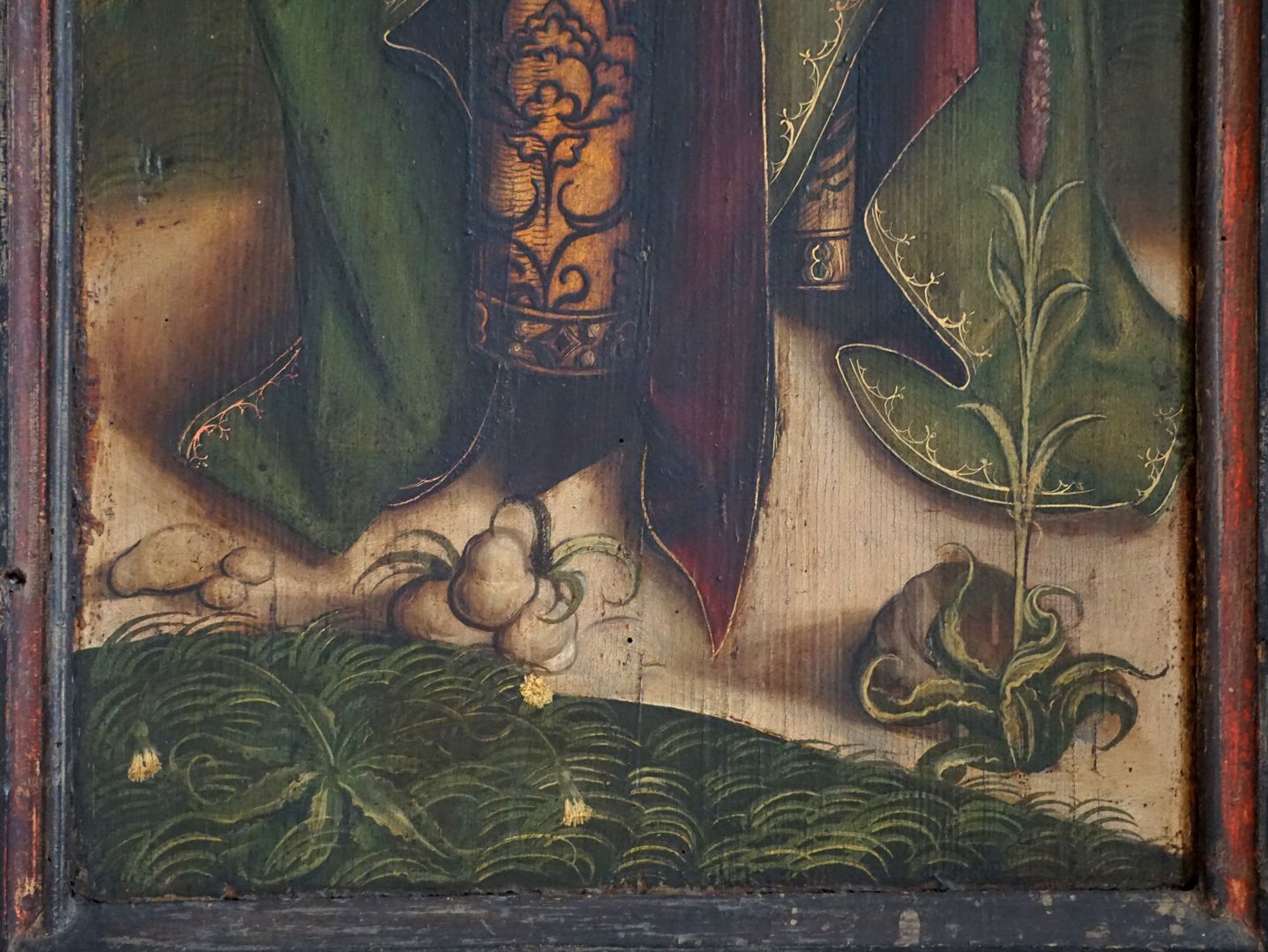 Katharinenaltar in St. Egidien Barbara, Detailansicht