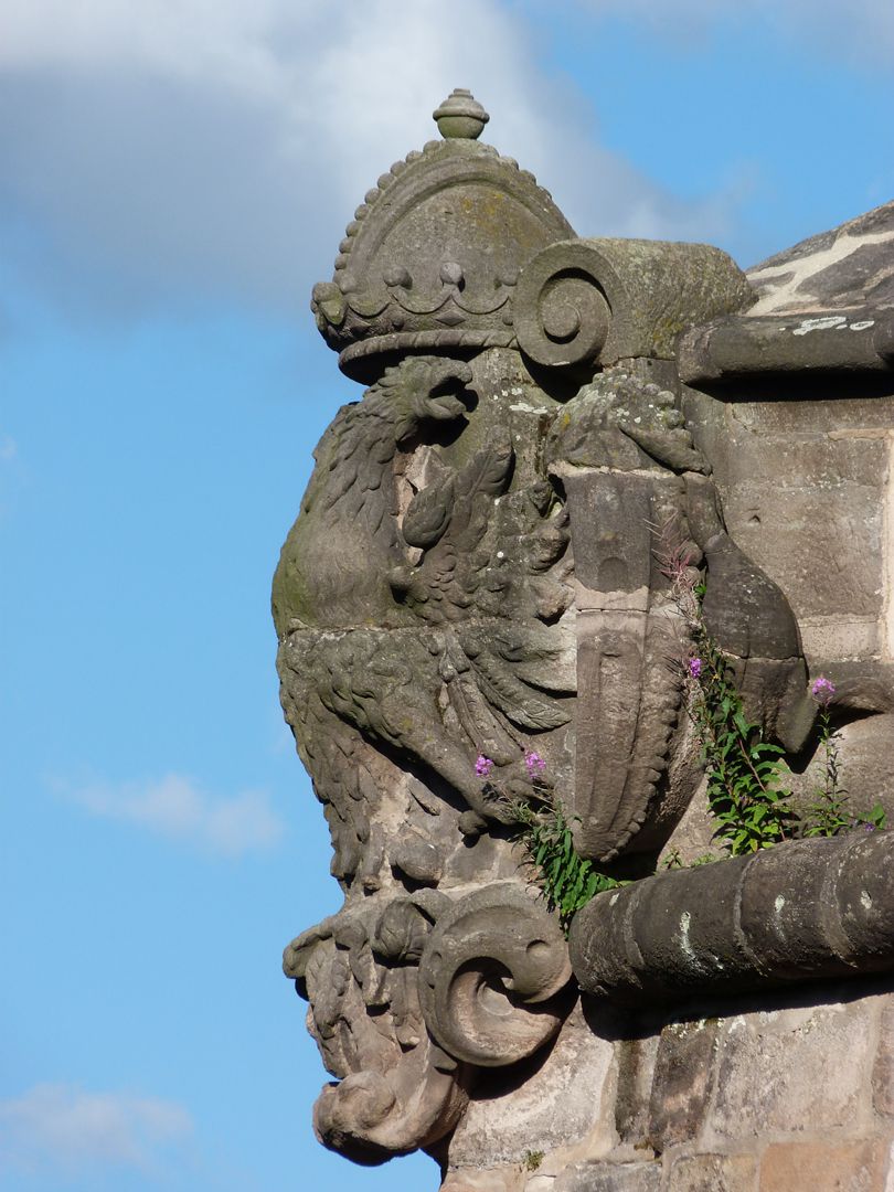 Stadtbefestigung von Fazuni Vestnertorbastei mit Reichswappen