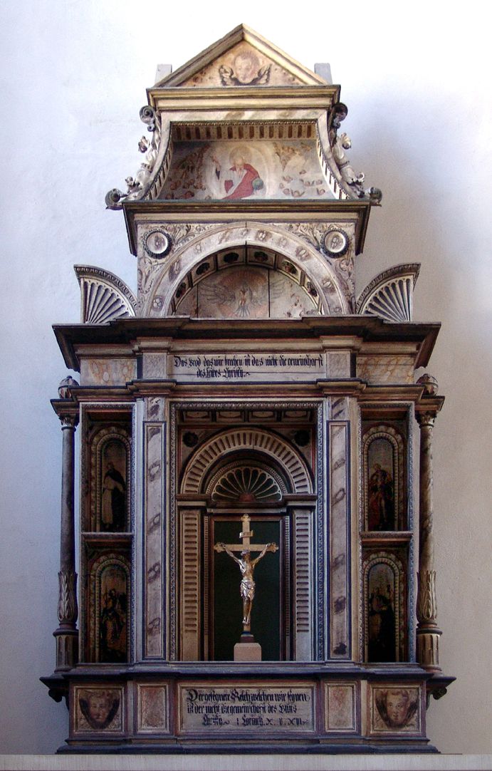 Flötner Altar (Ansbach) Gesamtansicht