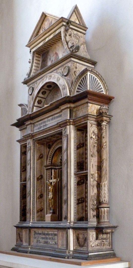 Flötner Altar (Ansbach) Schrägansicht