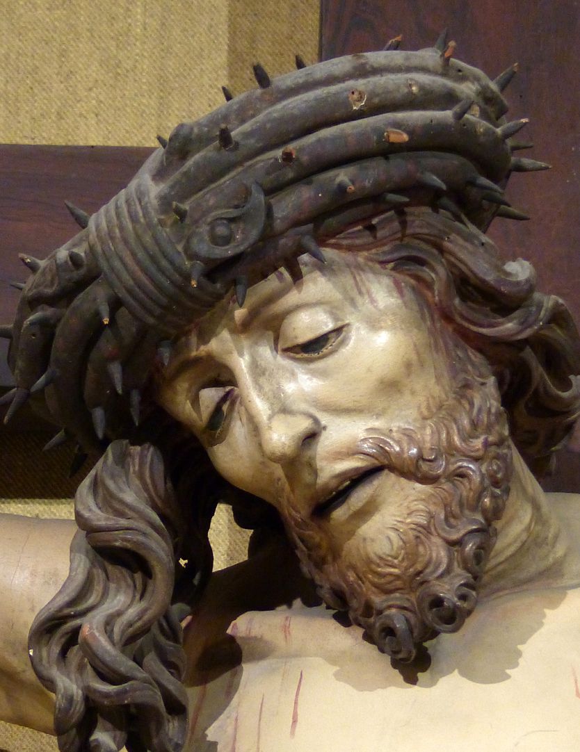 Kruzifixus Jesus mit Dornenkrone