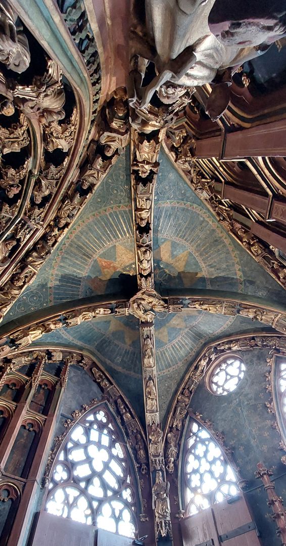 Die Frauenkirche als Architektur Vorhalle, Gewölbe von Nordost