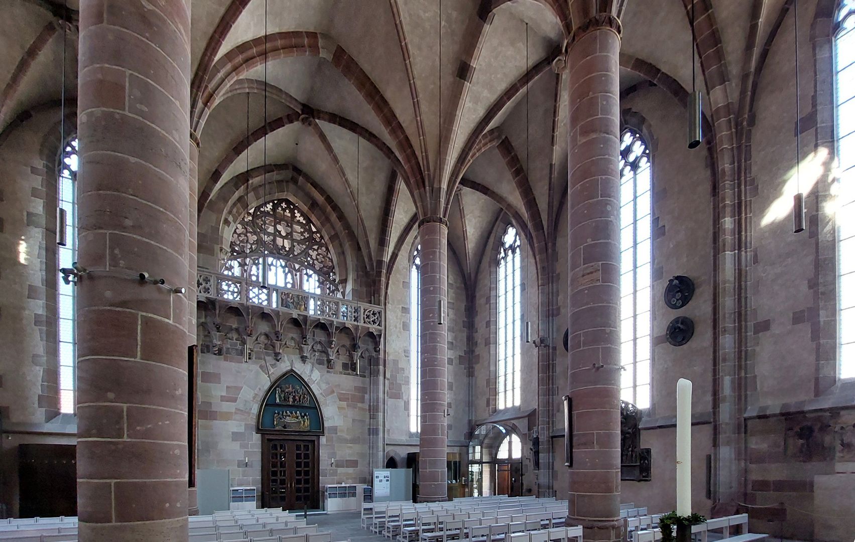 Die Frauenkirche als Architektur Innenraum nach Nordwest