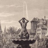 "Der Brunnen auf dem Maxplatz"