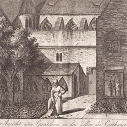 Ansicht eines Gärtchens an den Zellen der Carthause zu Nürnberg