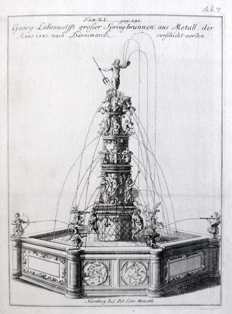 Neptunbrunnen Gesamtansicht des Neptunbrunnens